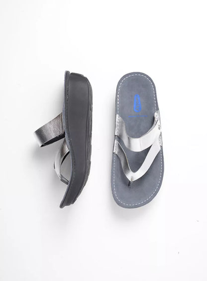 Wolky Tahiti Thong Sandal Silver
